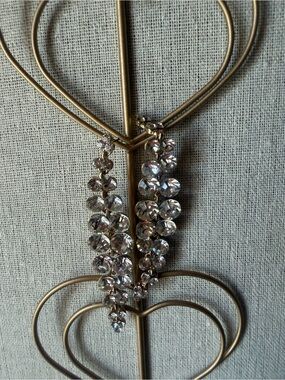 Crystal Drop Dangle Earrings - Clear Crystal